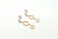 Pendientes Lorenza Gioielli Mujer Collezione Perle in Oro Zirconia OR06RP - OR06RP